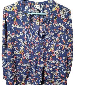 Floral Print Lightweight Blouse